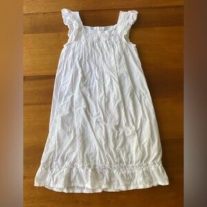 Mini Boden girl’s 7-8 y.o. white sleeveless dress